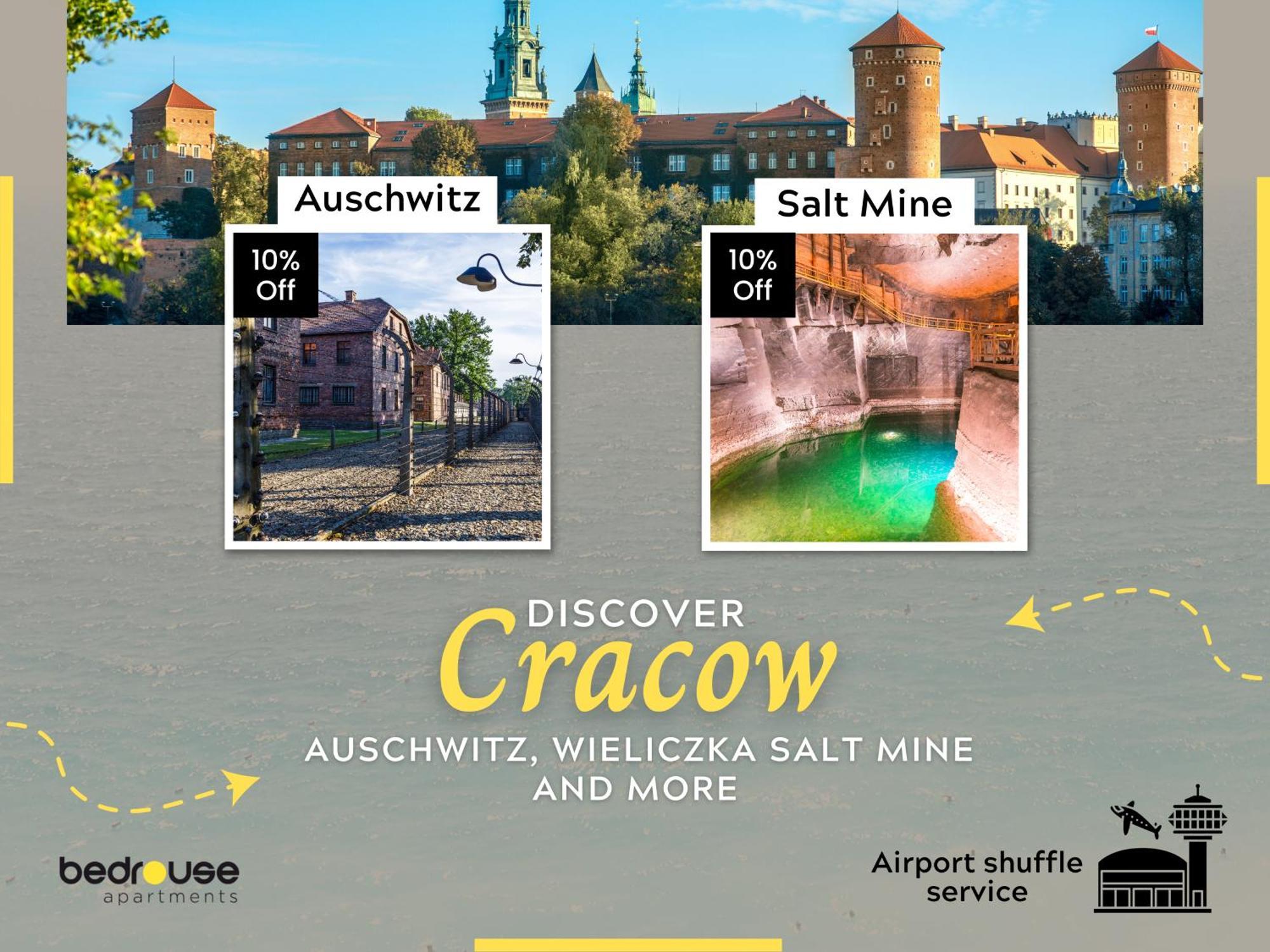 Large 75 M2 Apartment For 6 Guests Next To Wawel Castle Cracovia Esterno foto